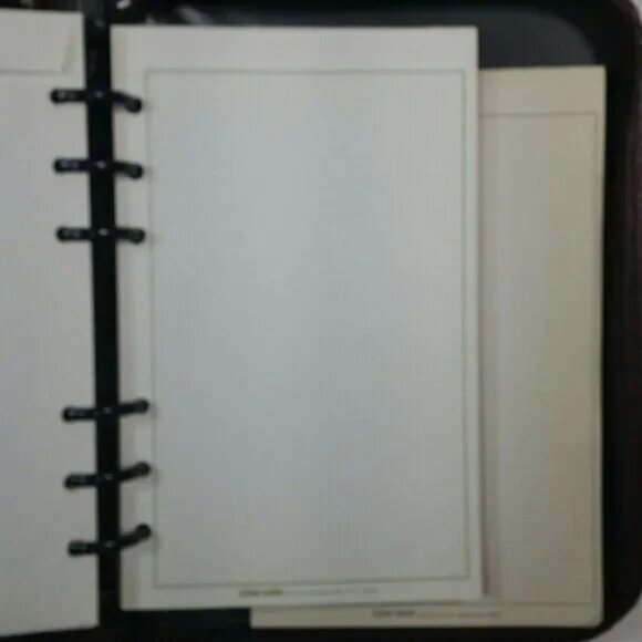 Lillian Vernon Maroon Agenda Planner Address Book Genuine Leather Binder Office - Picture 11 of 16
